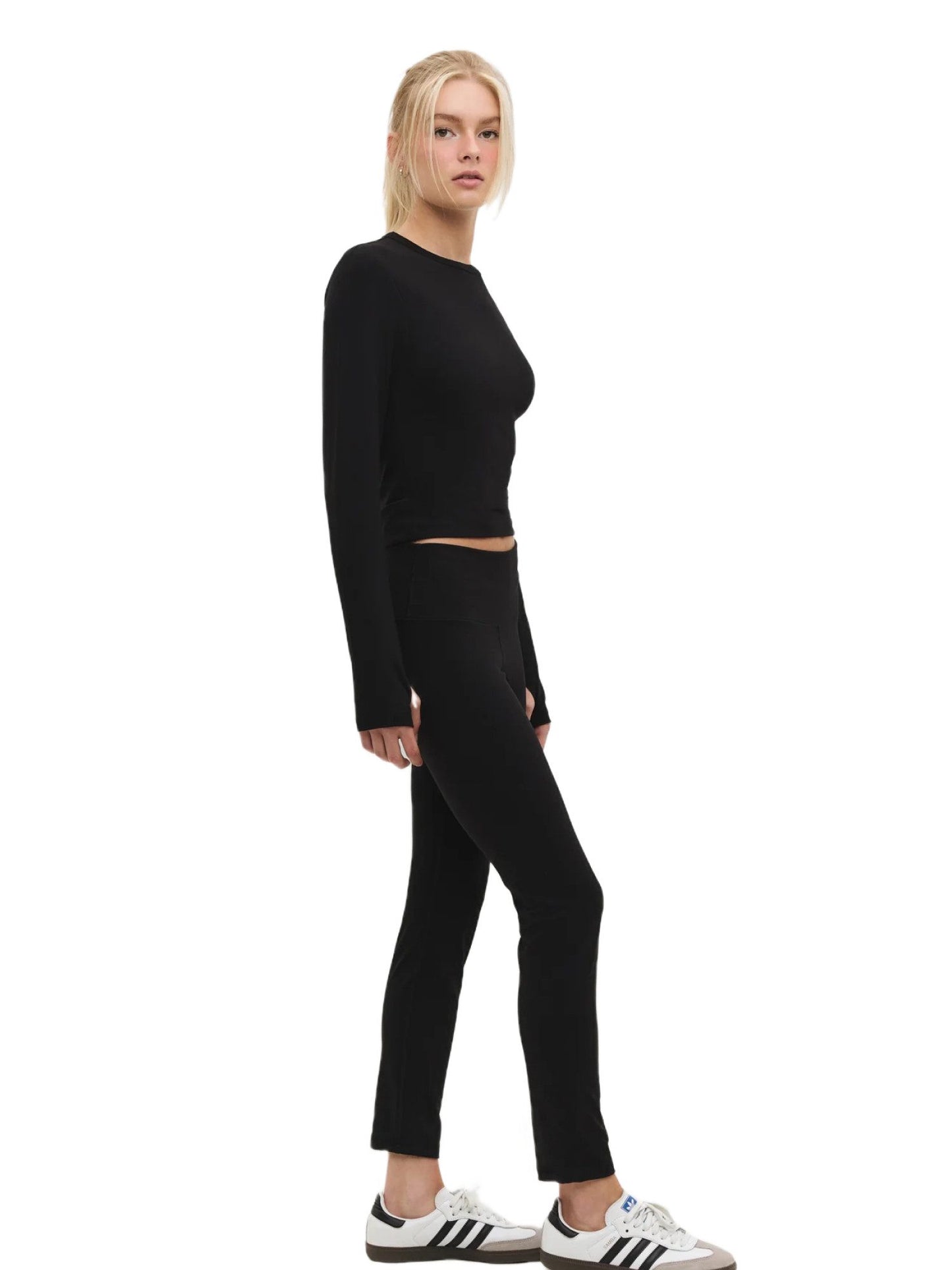 Sportleggings mit normaler Bundhöhe