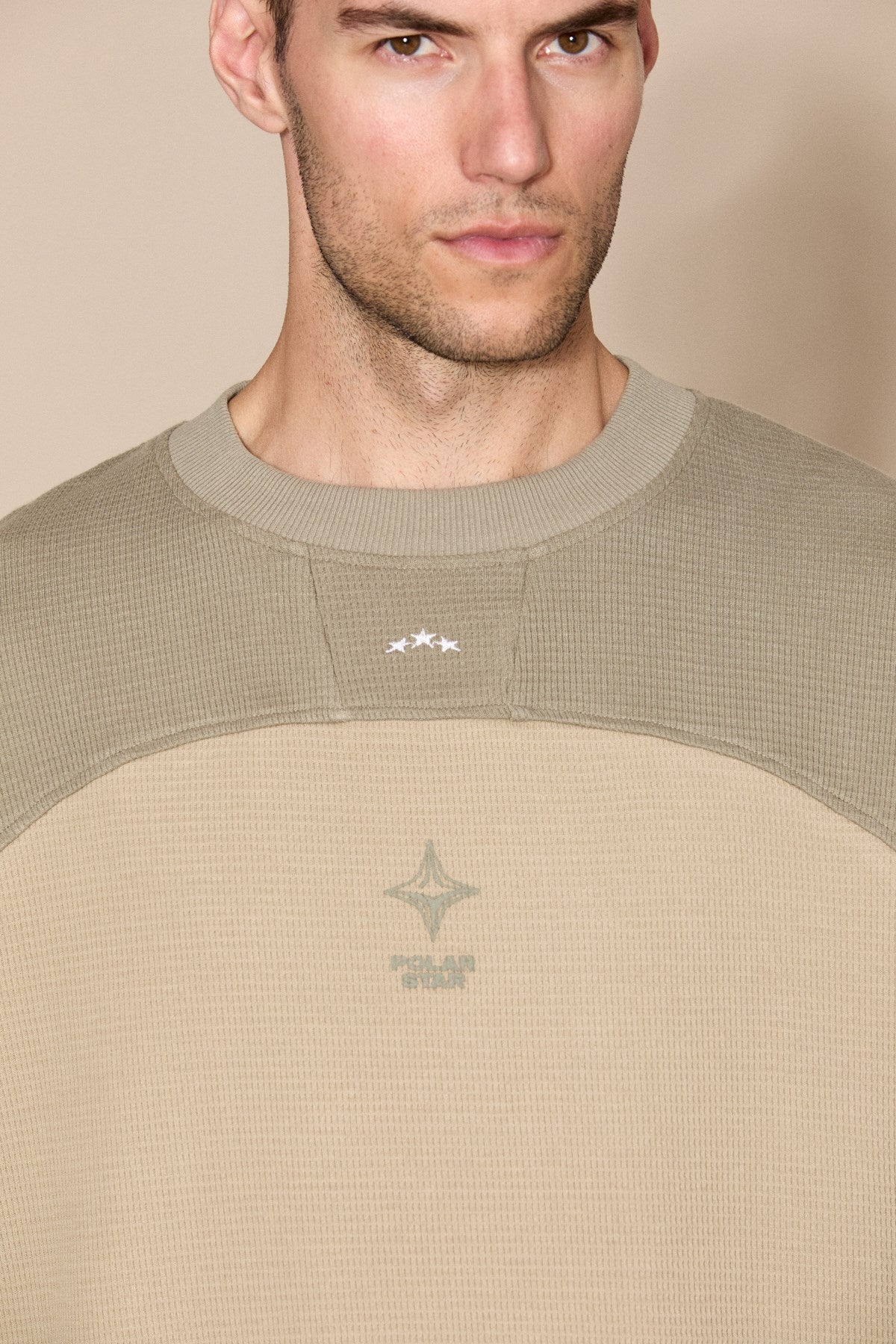 GRIMELANGE DAMIANO Herren Bio Sweatshirt Khaki