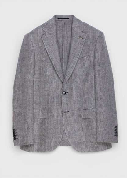 Damson Farbige Karierte Zeroweight Jacke