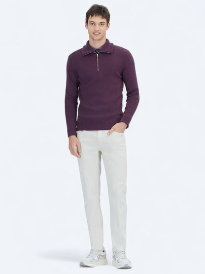 Lila Strickpullover