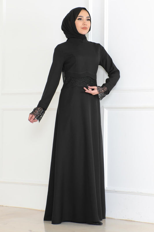 Spitzenkleid in Mauve 6117
