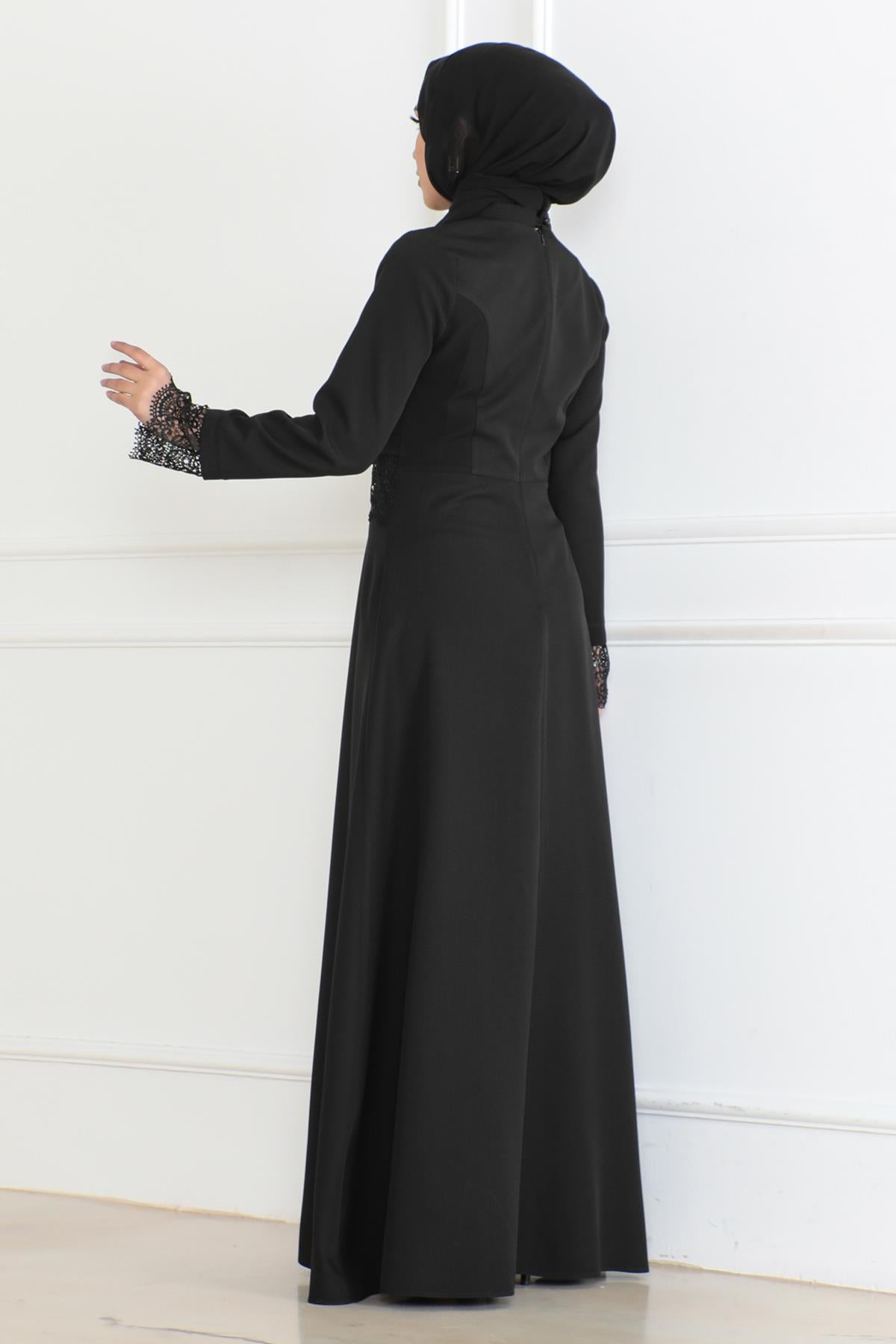 Spitzenkleid in Mauve 6117