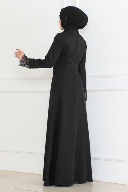 Spitzenkleid in Mauve 6117