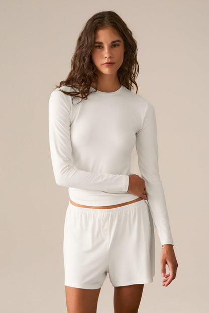 Dari Damen Langarm-Shirt Tailliert