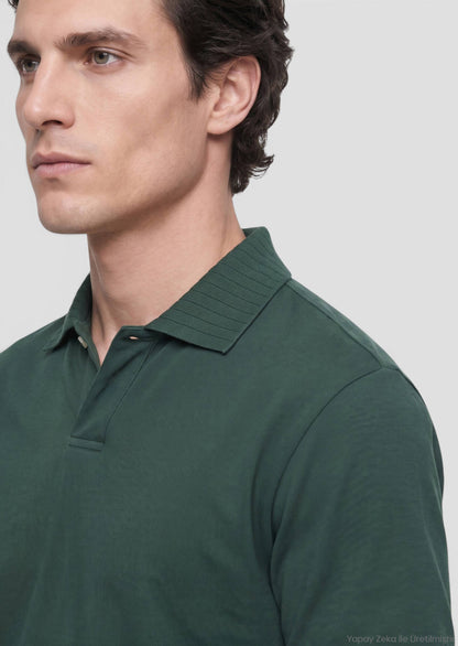 Dunkelkhaki Basic T-Shirt