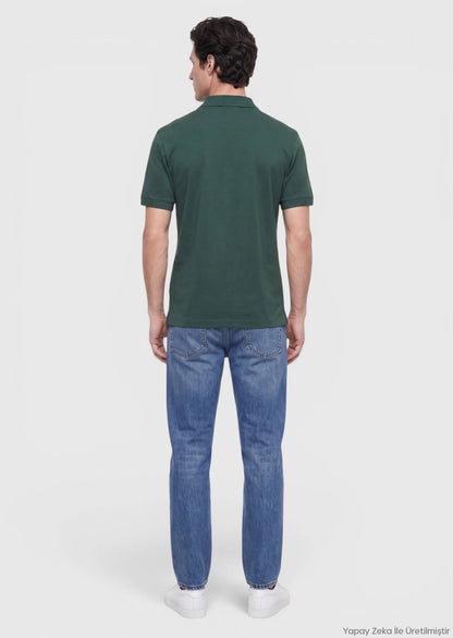 Dunkelkhaki Basic T-Shirt