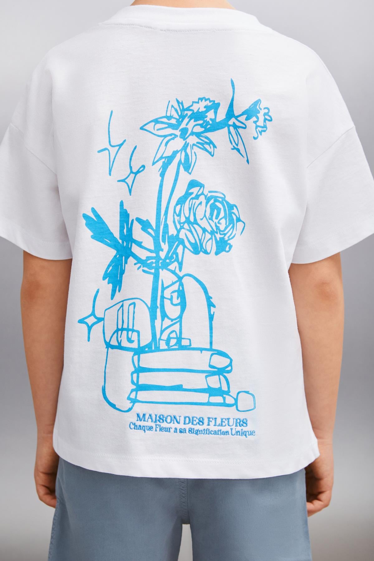 GRIMELANGE DAVY Jungen T-Shirt Weiß