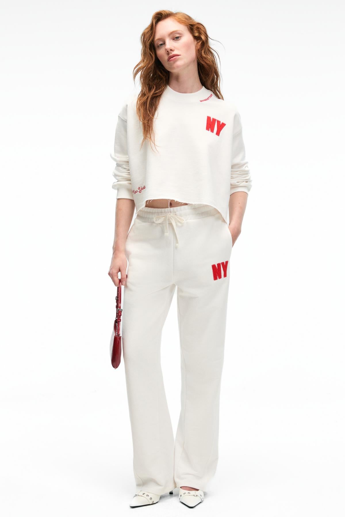 DELYRA Damen Lockeres Sweatshirt