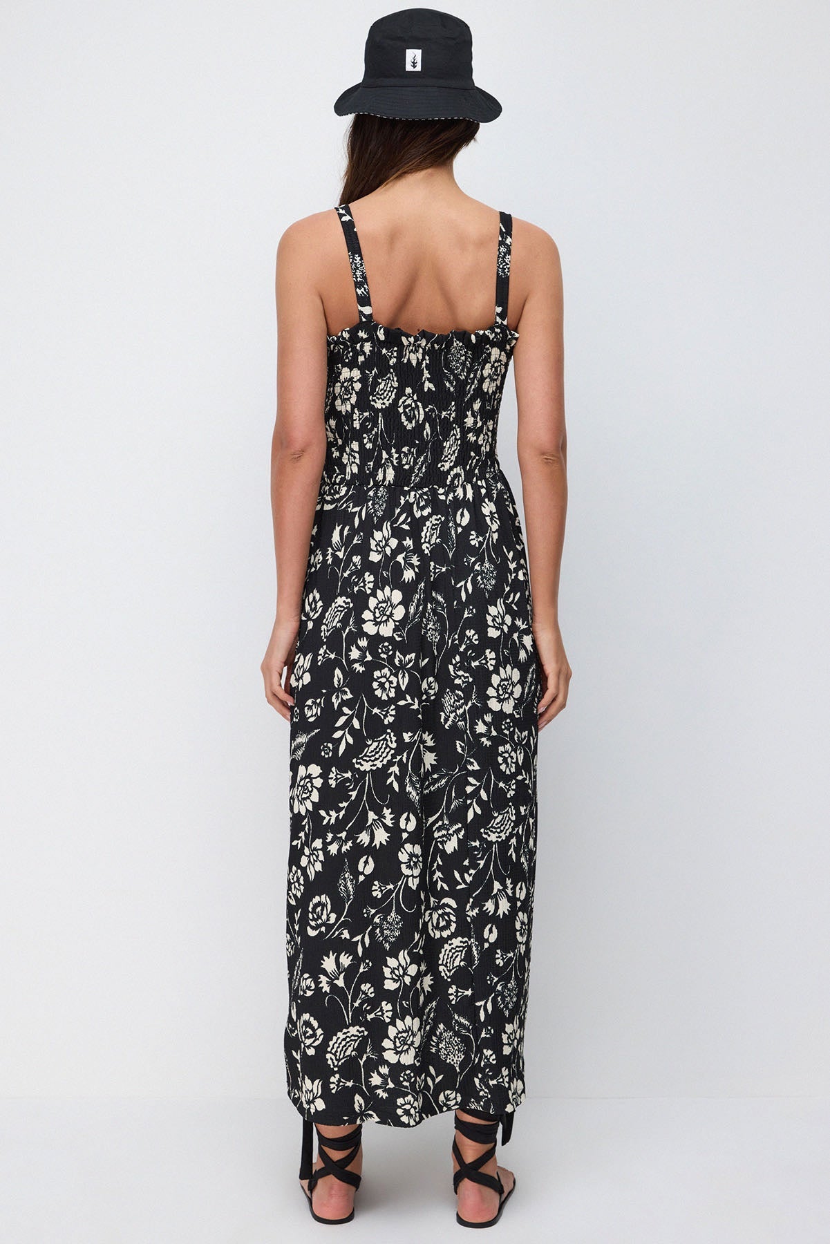 Trägerloses langes Kleid