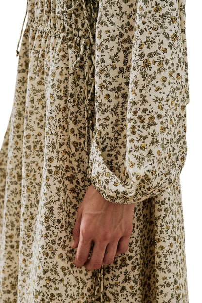 Baumwollkleid mit Gänseblümchenmuster