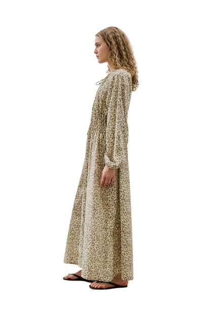 Baumwollkleid mit Gänseblümchenmuster
