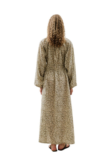 Baumwollkleid mit Gänseblümchenmuster