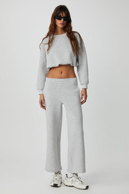 DEWANNA Damen Crop Trainingsanzug-Set