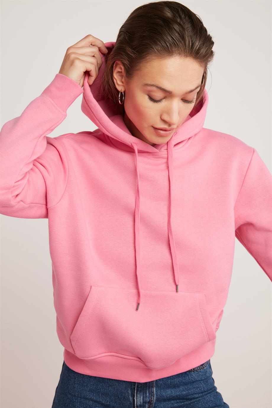 ETHIQUET DIANE Strick-Sweatshirt locker Rosa