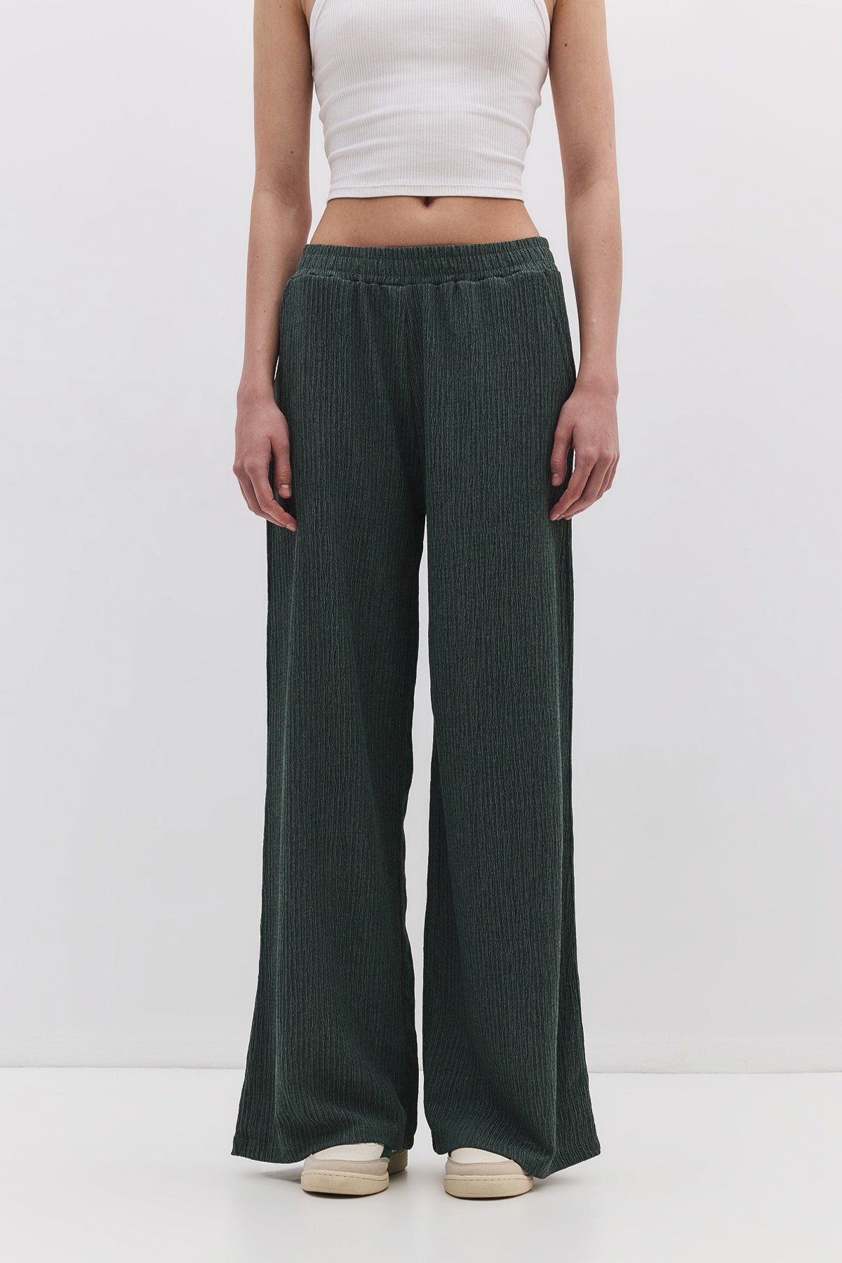 Bequeme Hose mit Struktur