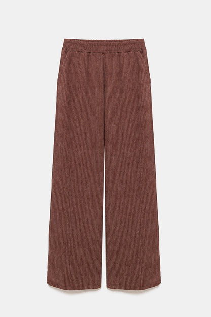 Bequeme Hose mit Struktur