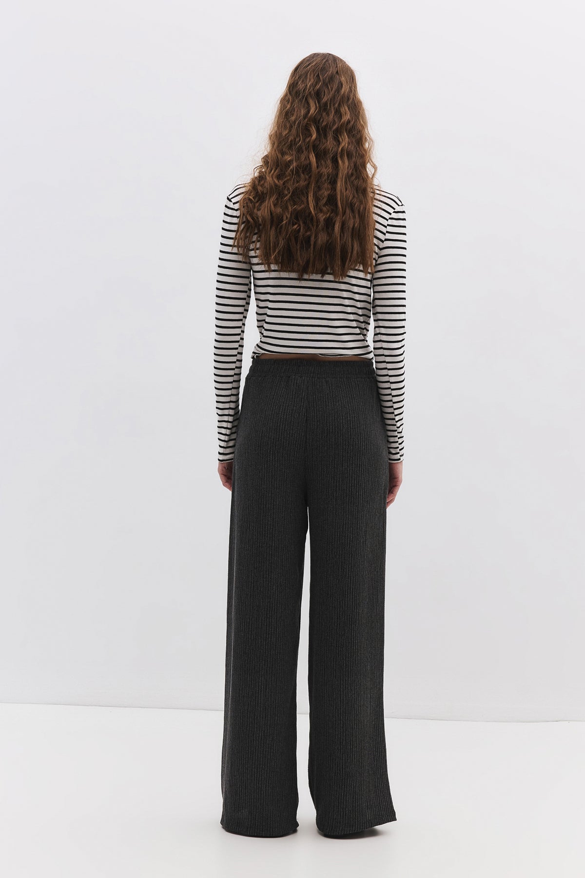 Bequeme Hose mit Struktur