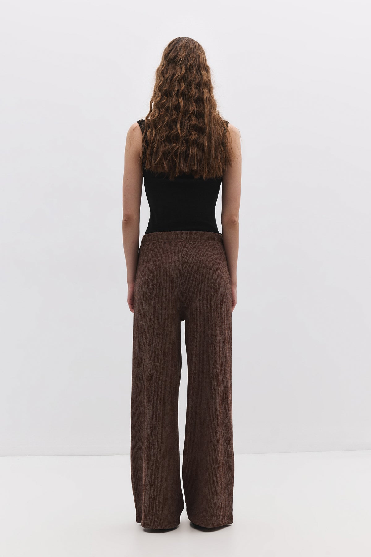Bequeme Hose mit Struktur