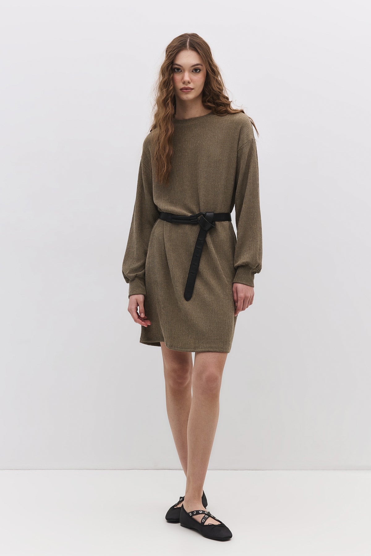 Kleid mit langen Ärmeln