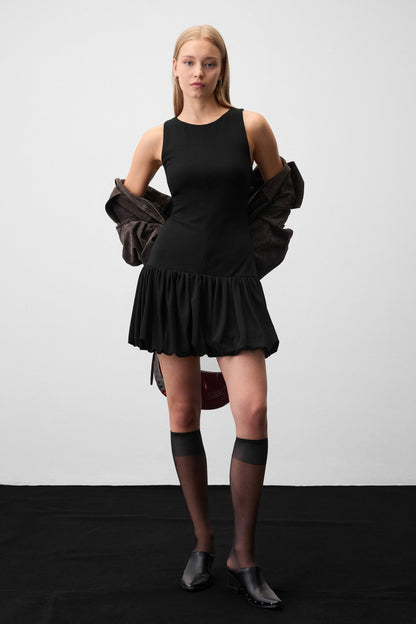DORRY Damen Ballonsaum Kleid