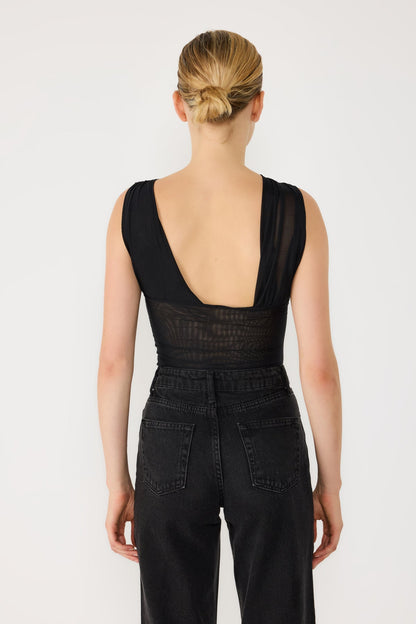 Drapierter asymmetrischer Body