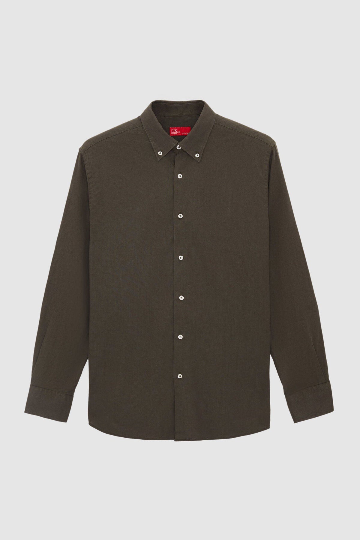 Ds Damat Schwarzes Button-Down Hemd