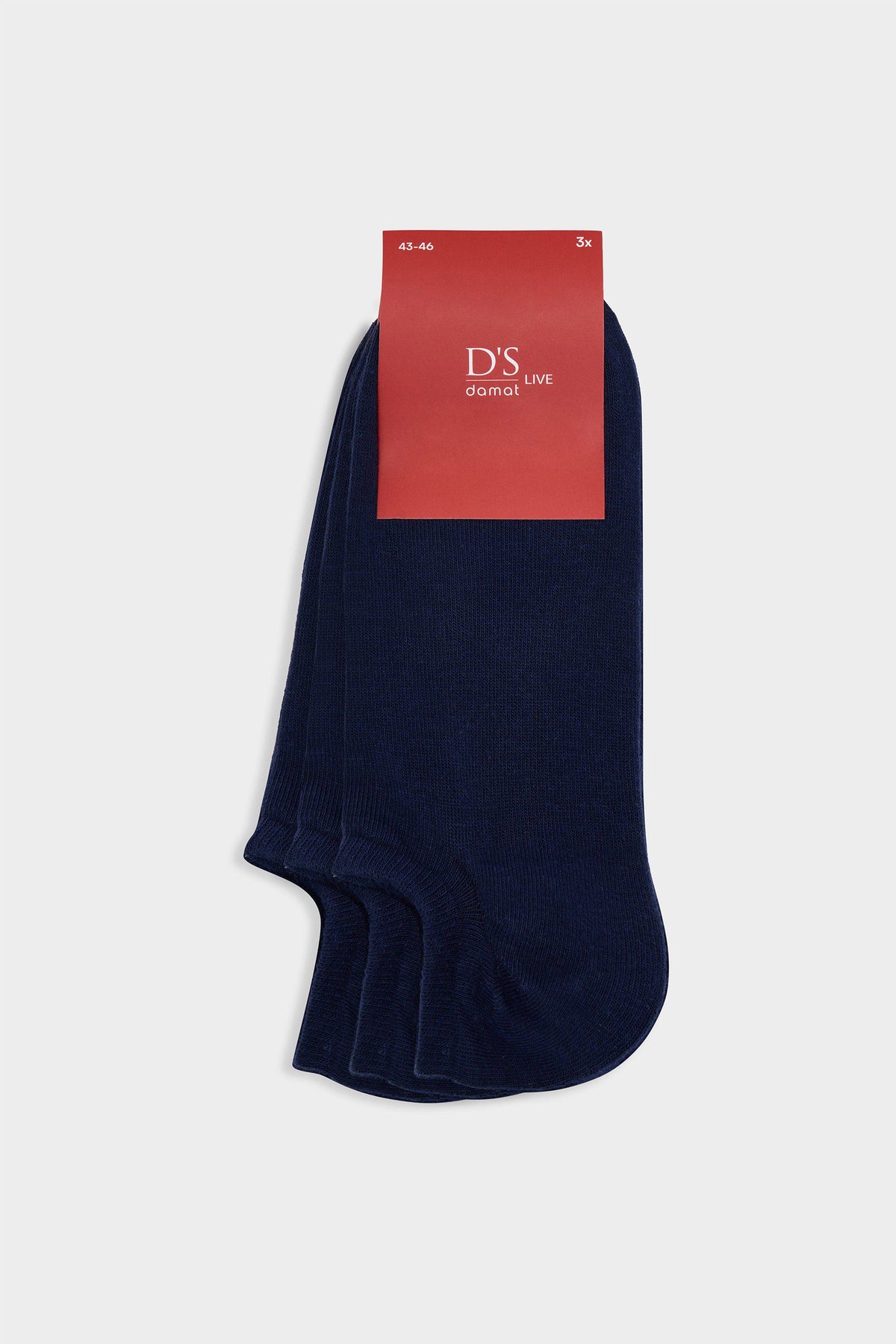 Marine Baumwoll-Sportsocken Set - 3 Paar