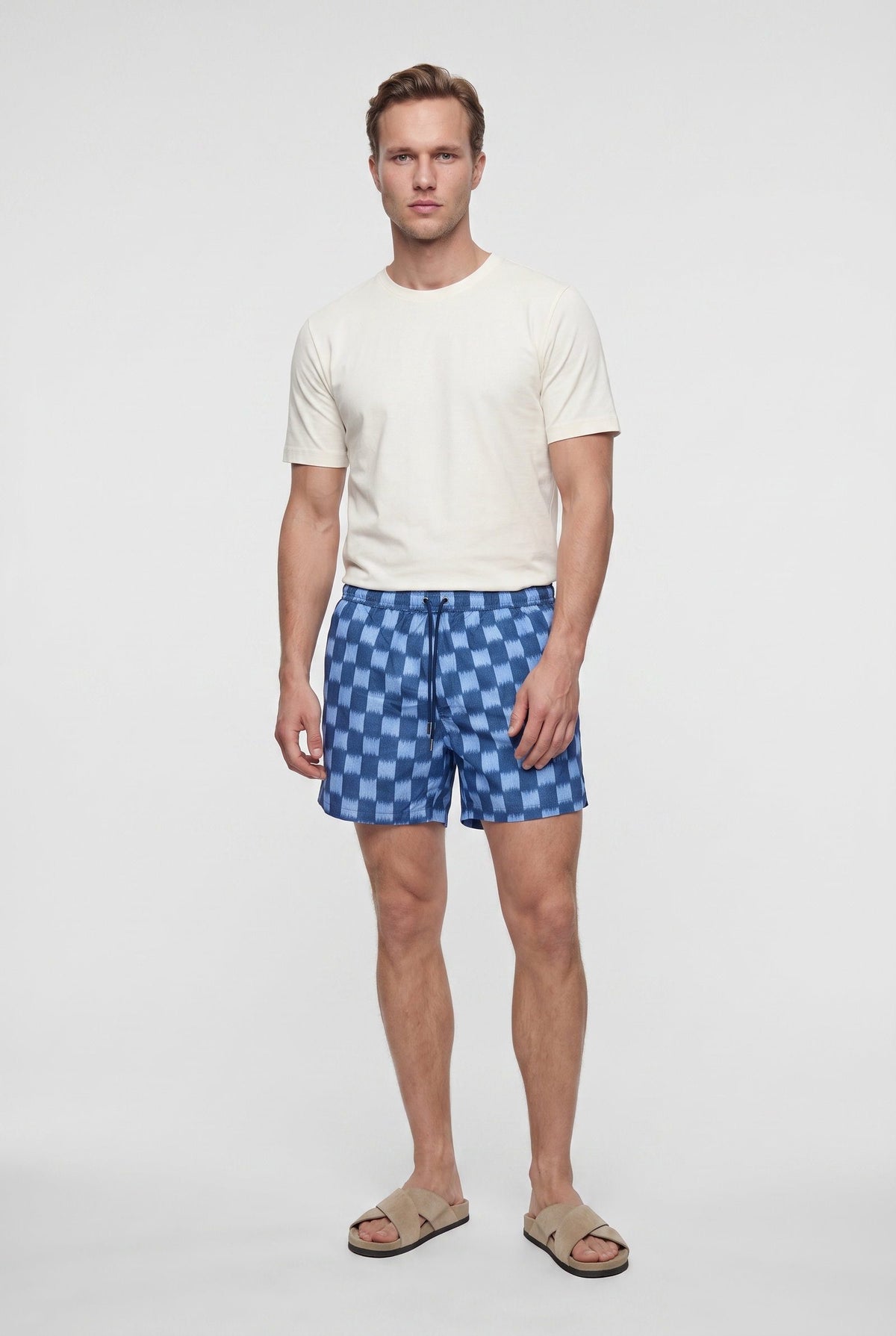 Ds Damat Braune Regular Fit Badeshorts