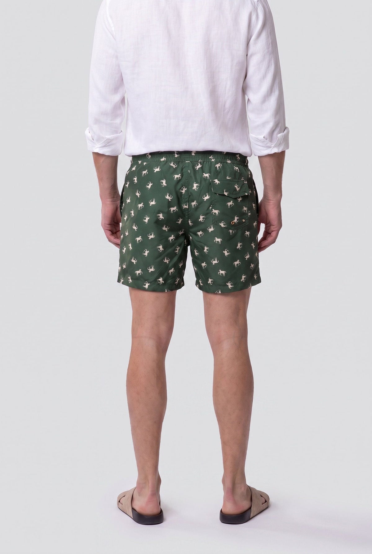 Ds Damat Braune Regular Fit Badeshorts