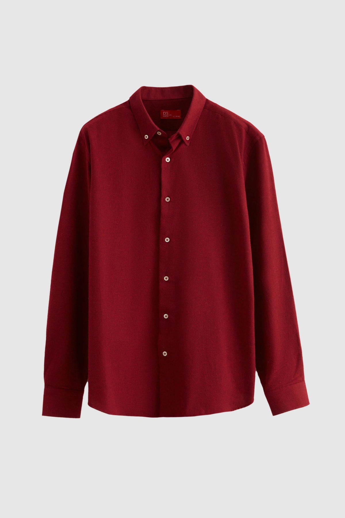 Marine Flanellhemd Regular Fit