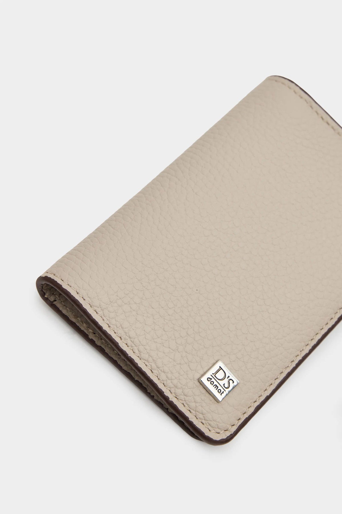 Ds Damat Schwarze Echtleder Geldbörse