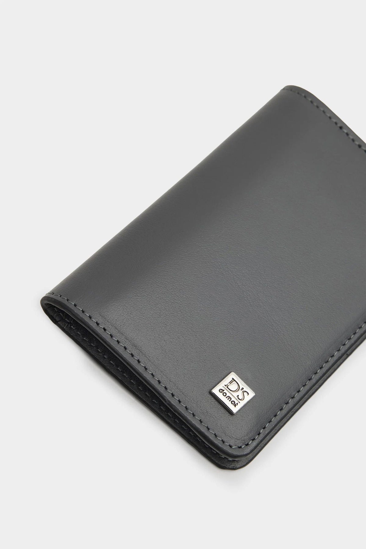 Ds Damat Schwarze Echtleder Geldbörse