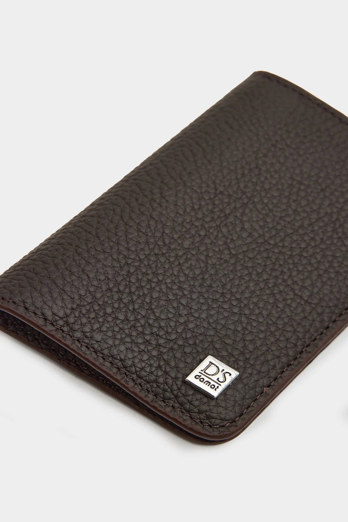 Ds Damat Schwarze Echtleder Geldbörse