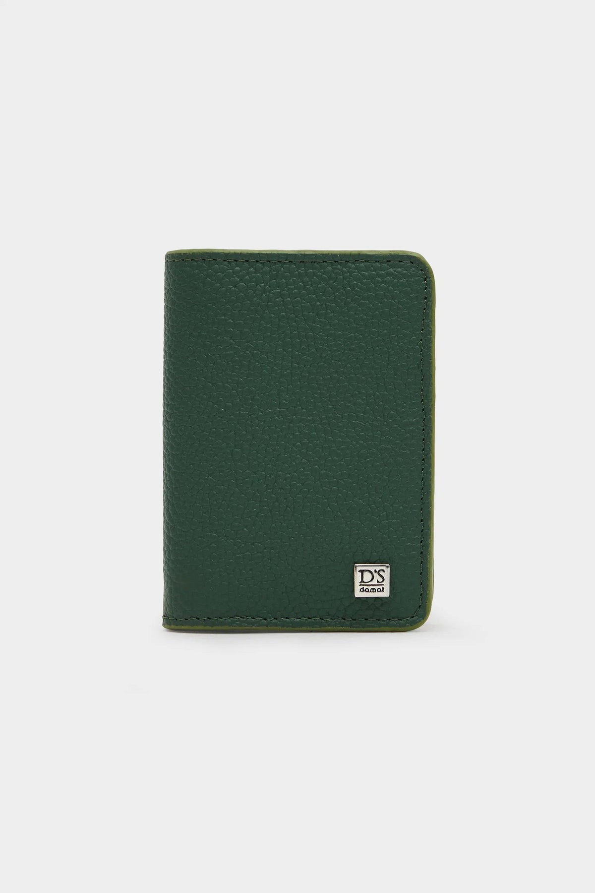 Ds Damat Schwarze Echtleder Geldbörse