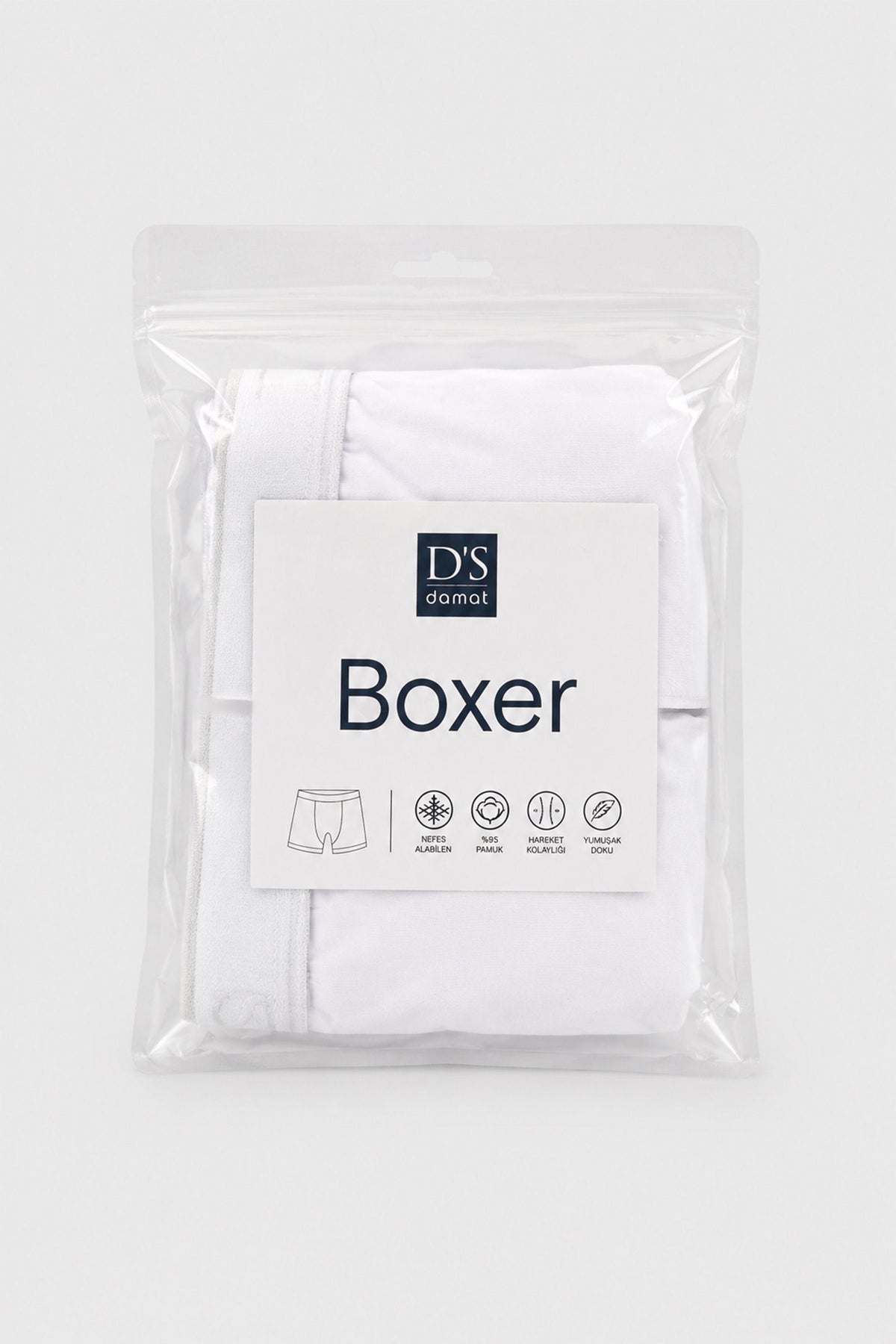 Ds Damat Schwarzes Logo Stretch Boxerset