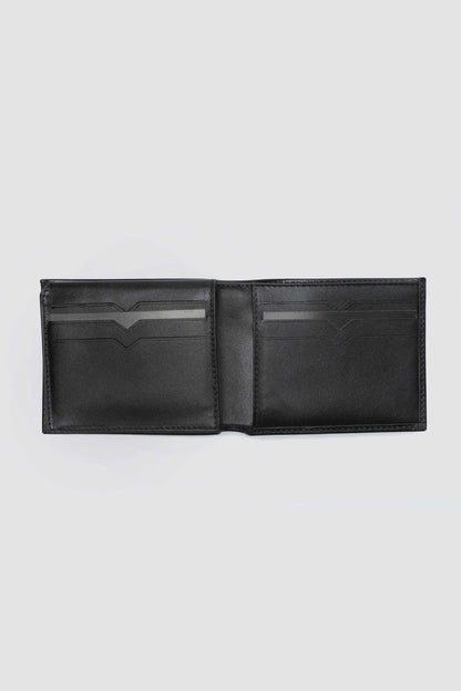 Ds Damat Schwarze Leder Smart Wallet