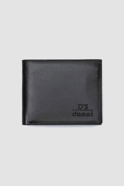 Ds Damat Schwarze Leder Smart Wallet