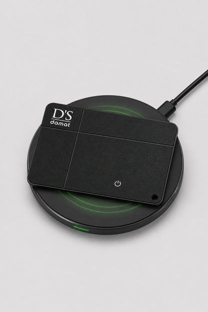 Intelligente Leder-Reisepasshülle mit Tracker
