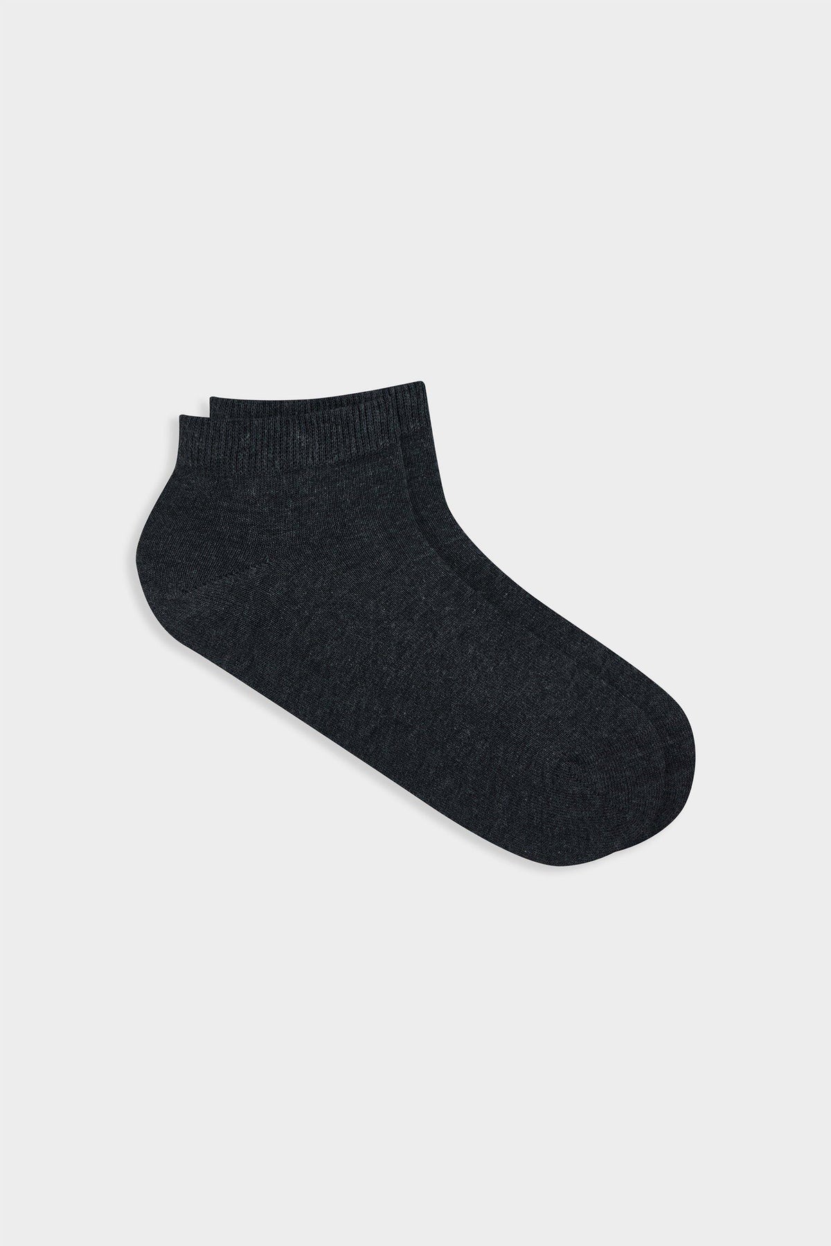 Schwarze Baumwoll-Sportknöchelsocken