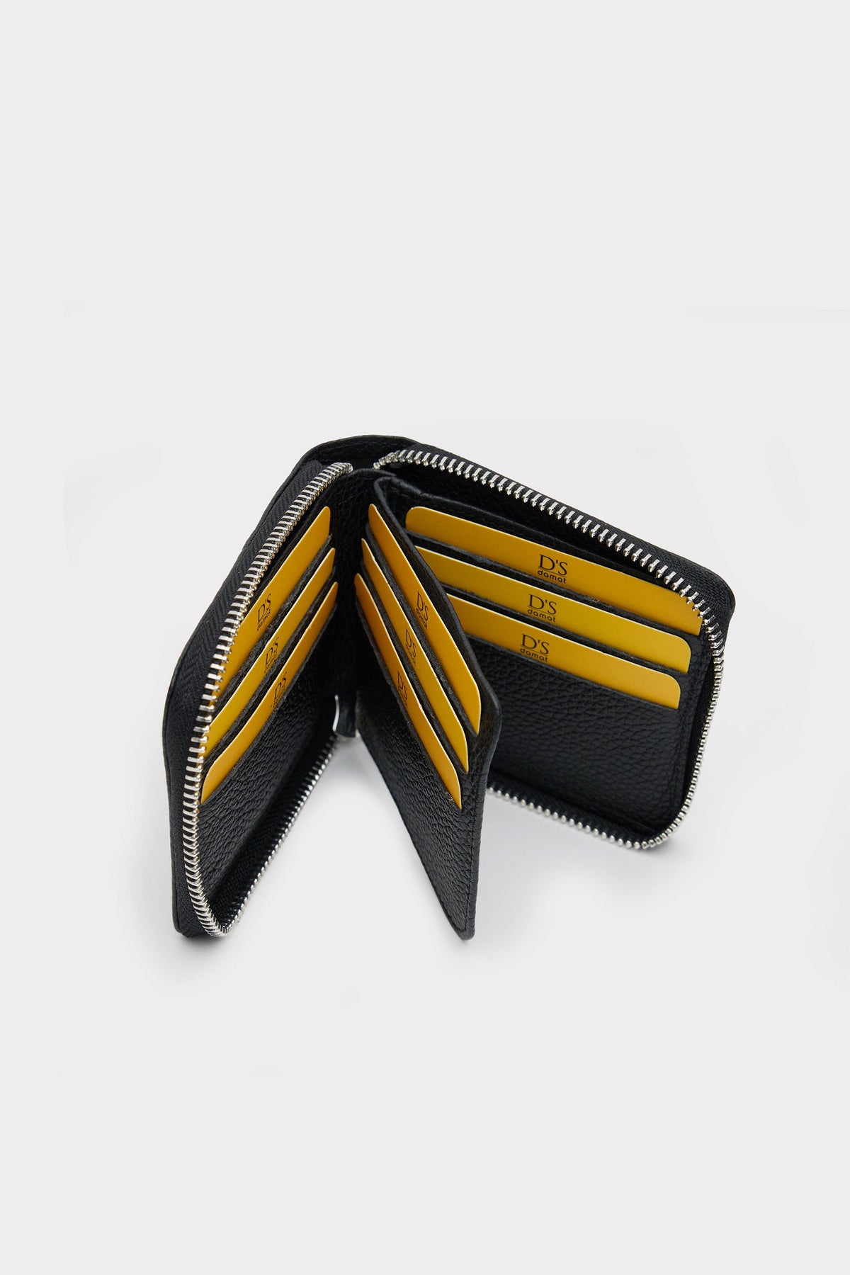 Ds Damat Schwarzes Zamak Logo Geldbörse