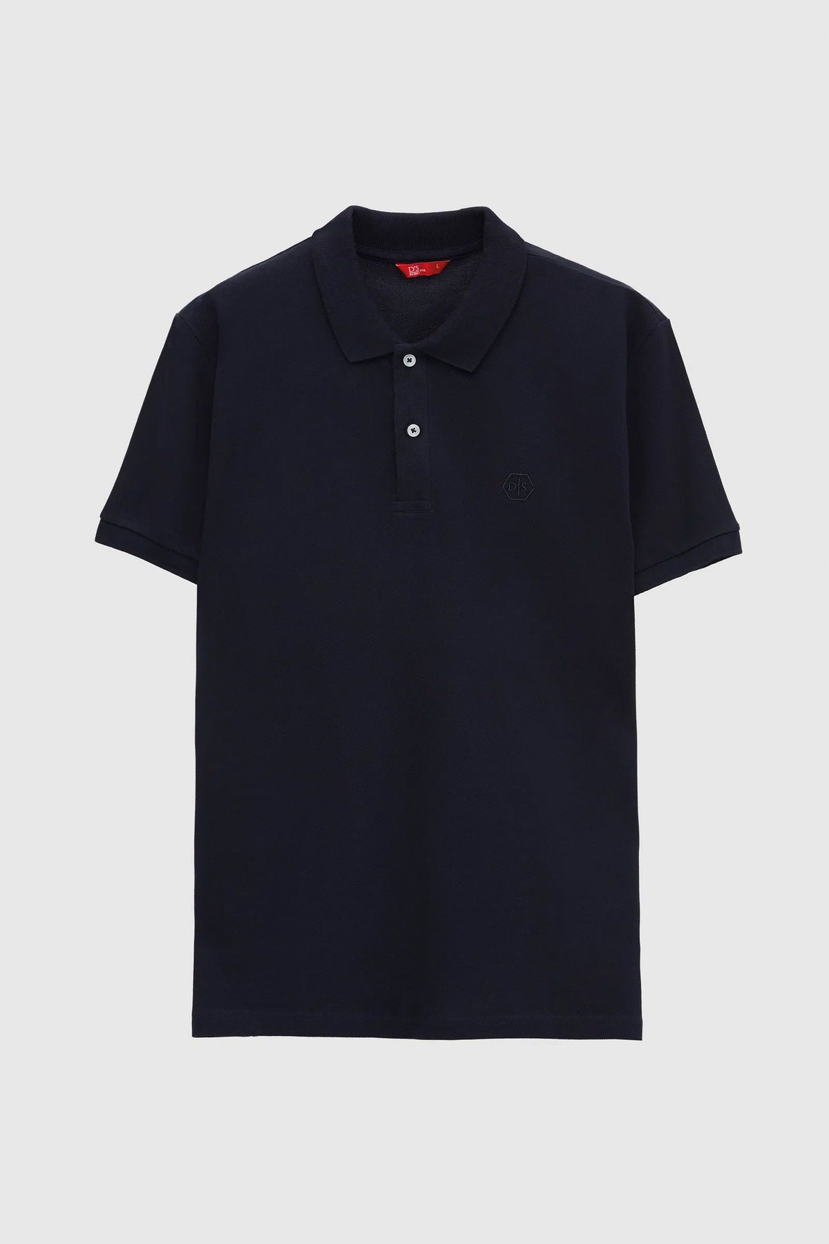 DS Damat Schwarzes Slim Fit Polo T-Shirt in Geschenkbox