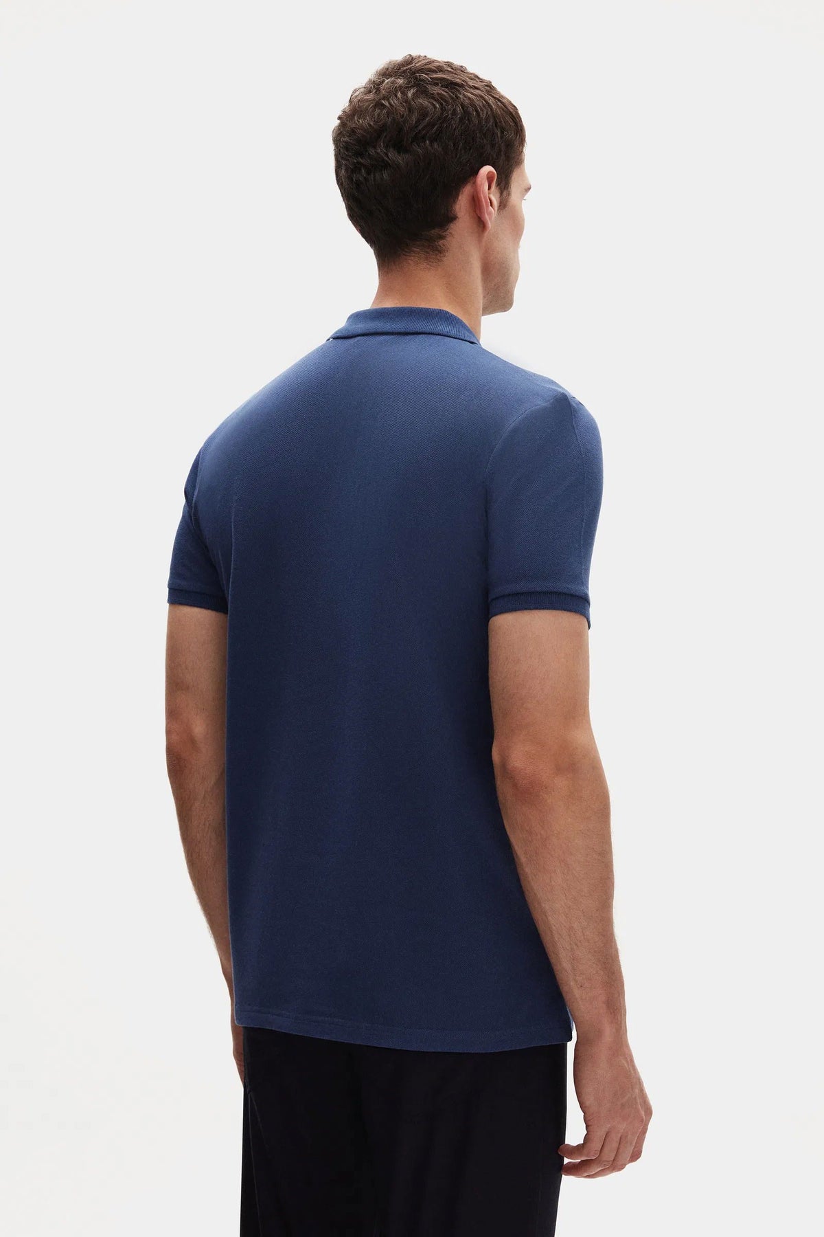 DS Damat Schwarzes Slim Fit Polo T-Shirt in Geschenkbox
