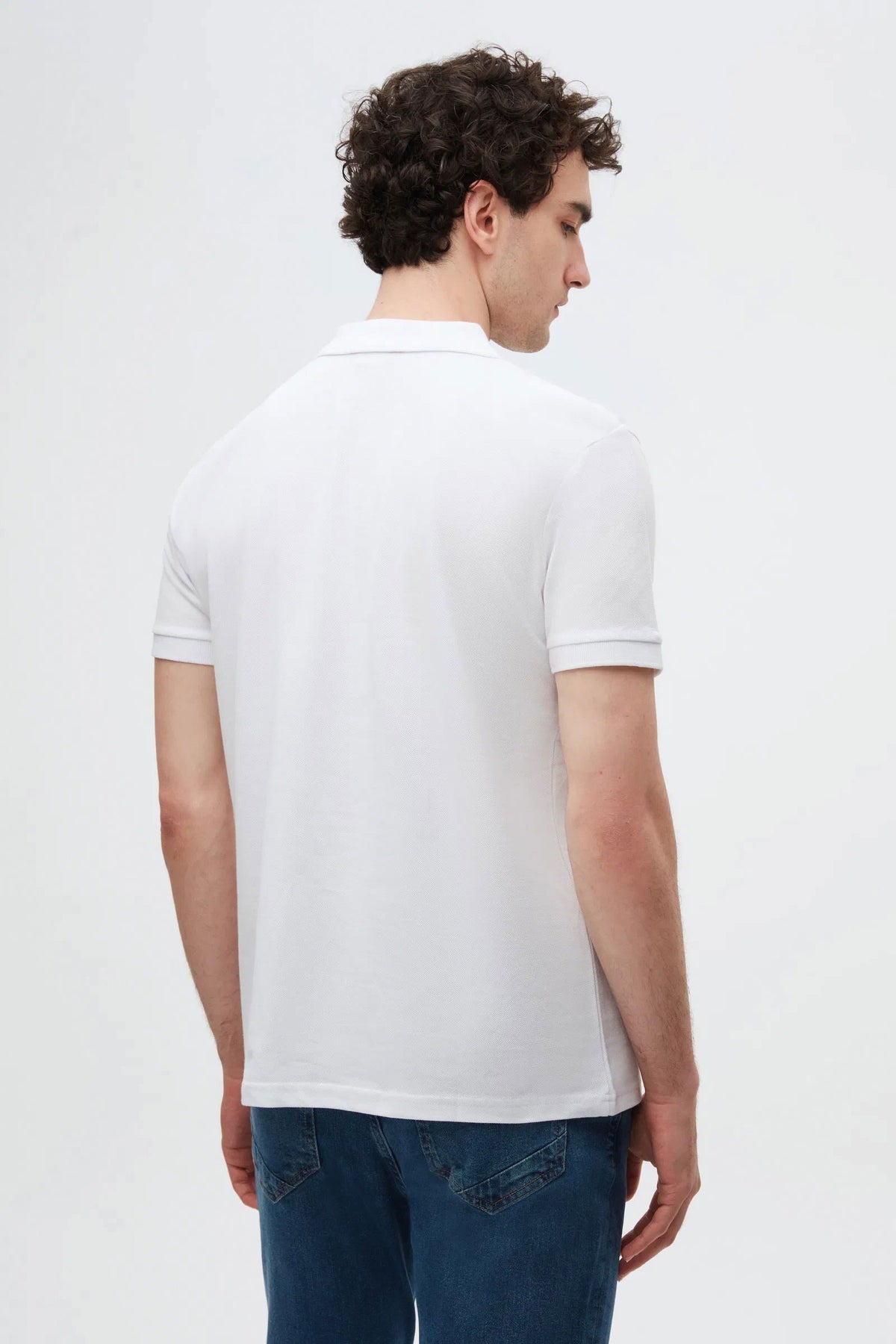 DS Damat Schwarzes Slim Fit Polo T-Shirt in Geschenkbox