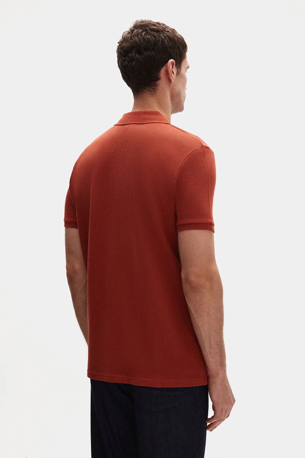 DS Damat Schwarzes Slim Fit Polo T-Shirt in Geschenkbox