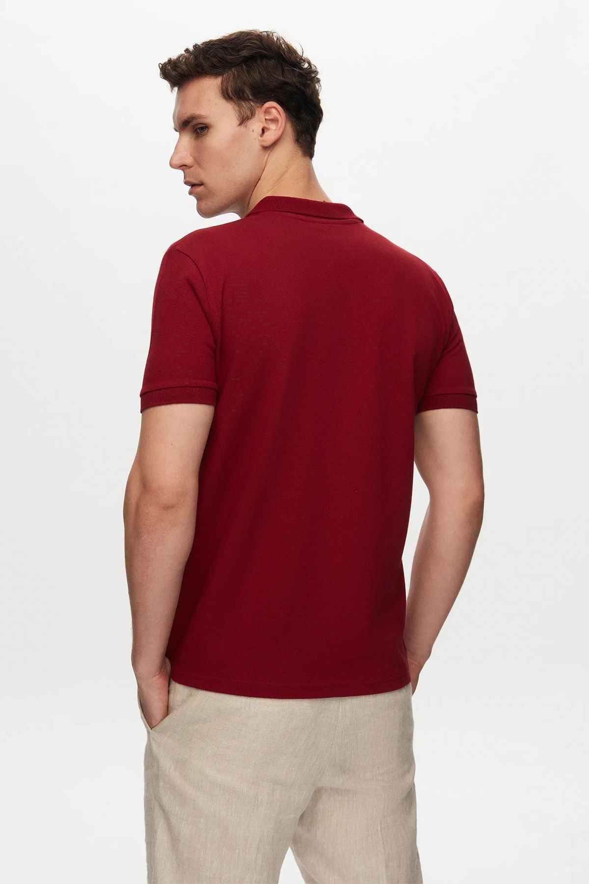 DS Damat Schwarzes Slim Fit Polo T-Shirt in Geschenkbox