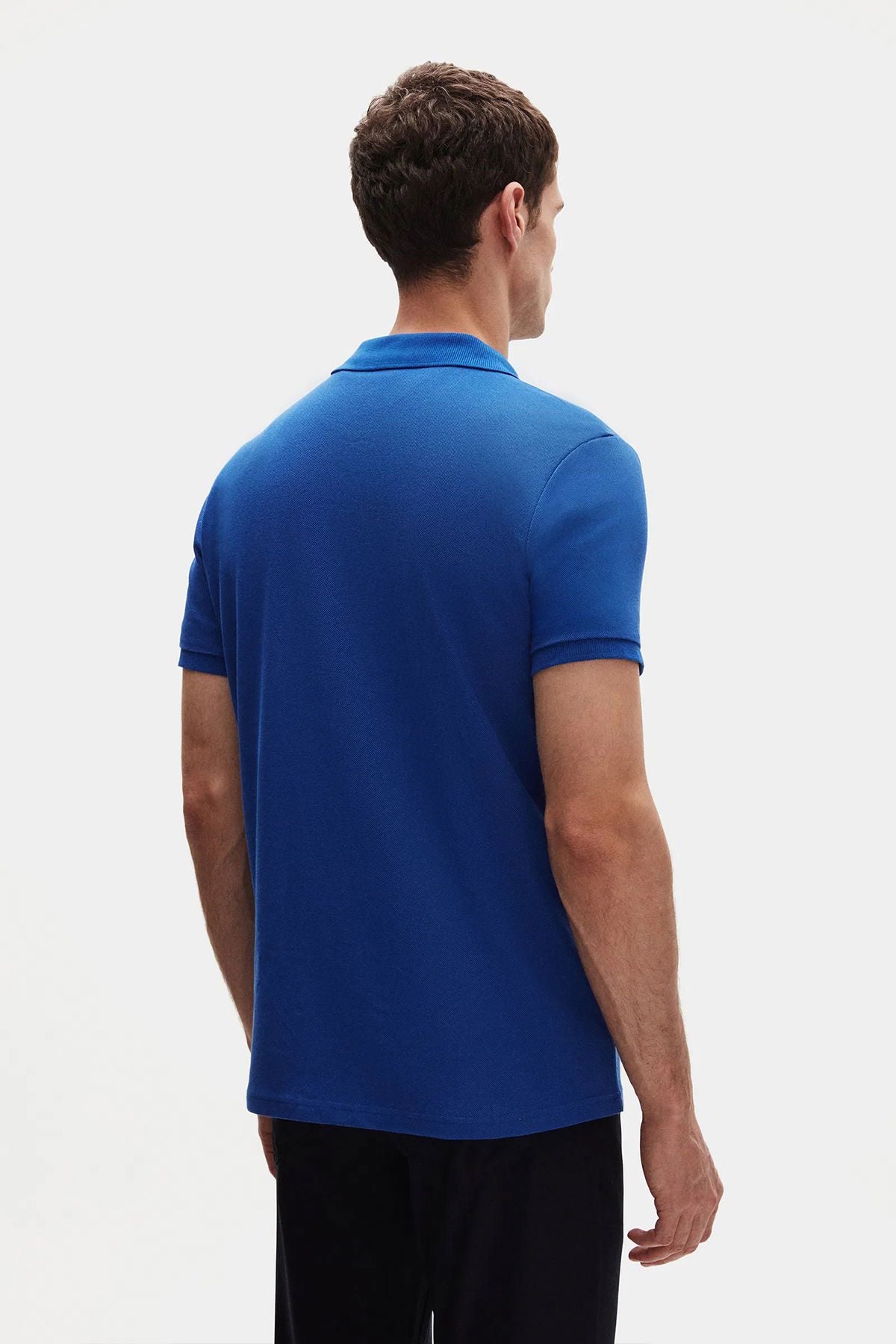 DS Damat Schwarzes Slim Fit Polo T-Shirt in Geschenkbox