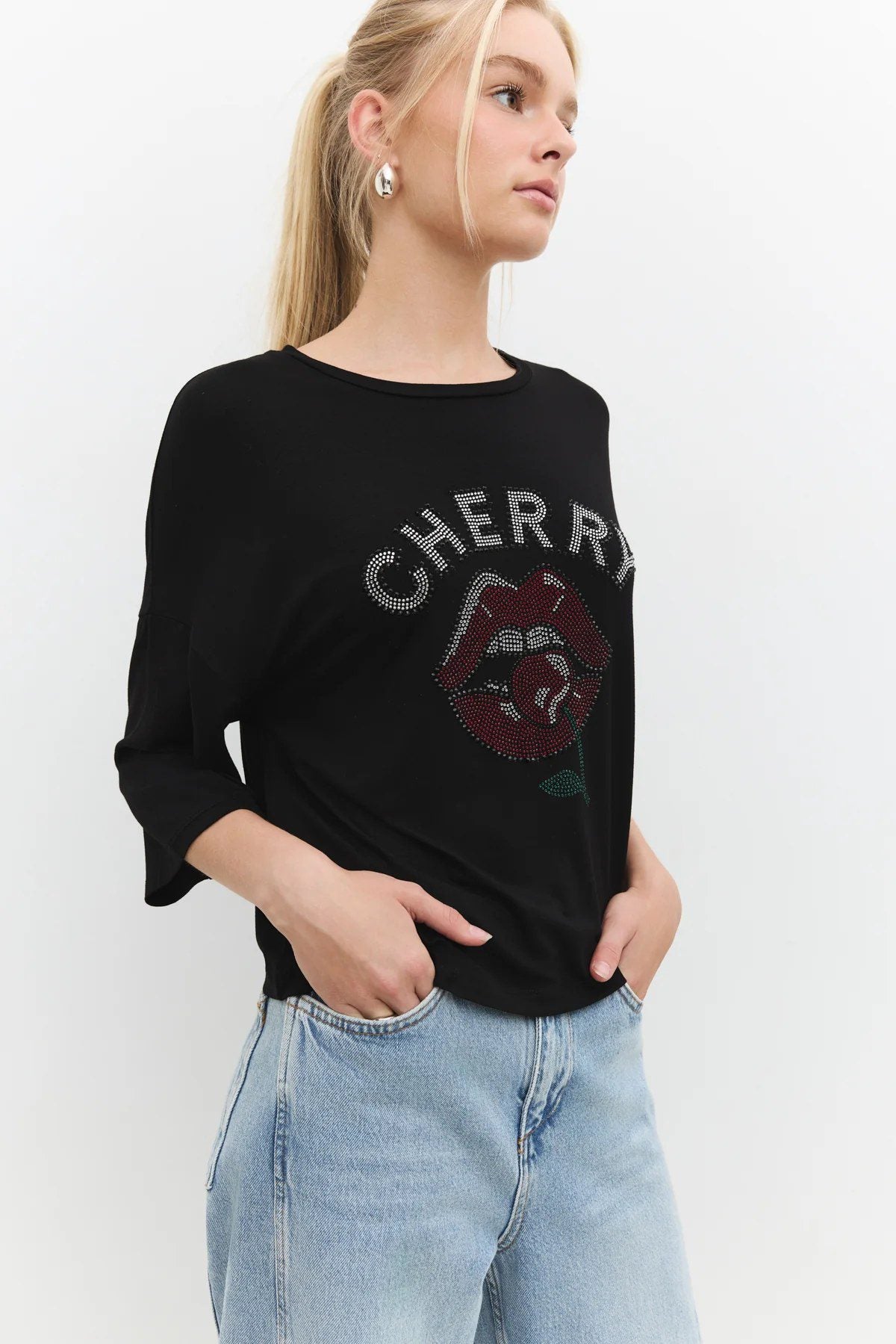 Lippenabdruck Oversized T-Shirt