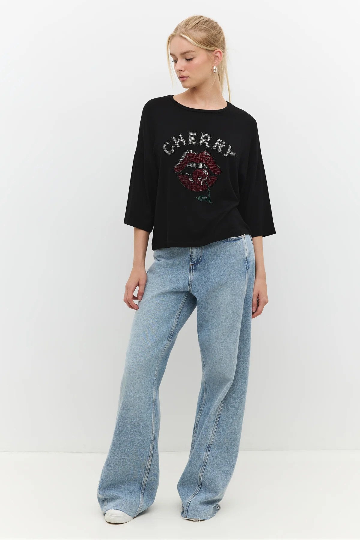 Lippenabdruck Oversized T-Shirt