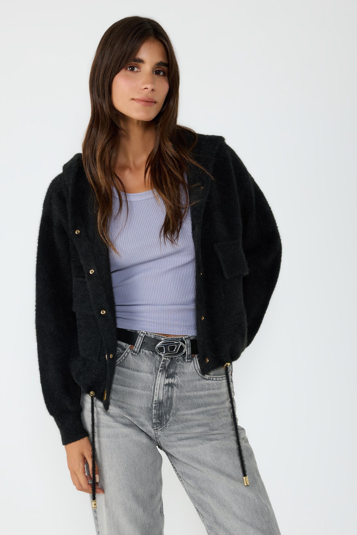 Strickjacke mit Knöpfen