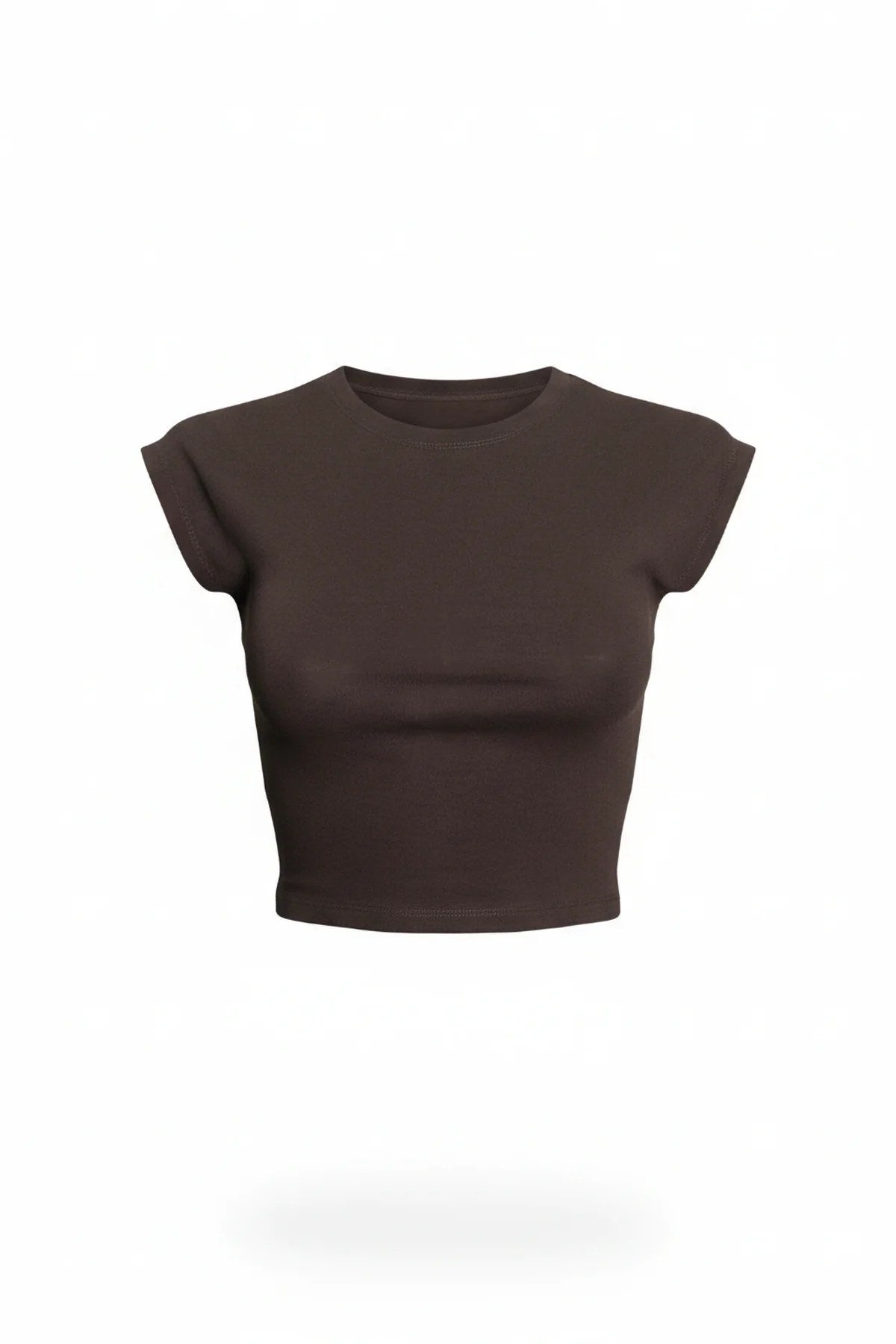 Basic T-Shirt mit kurzen Ärmeln